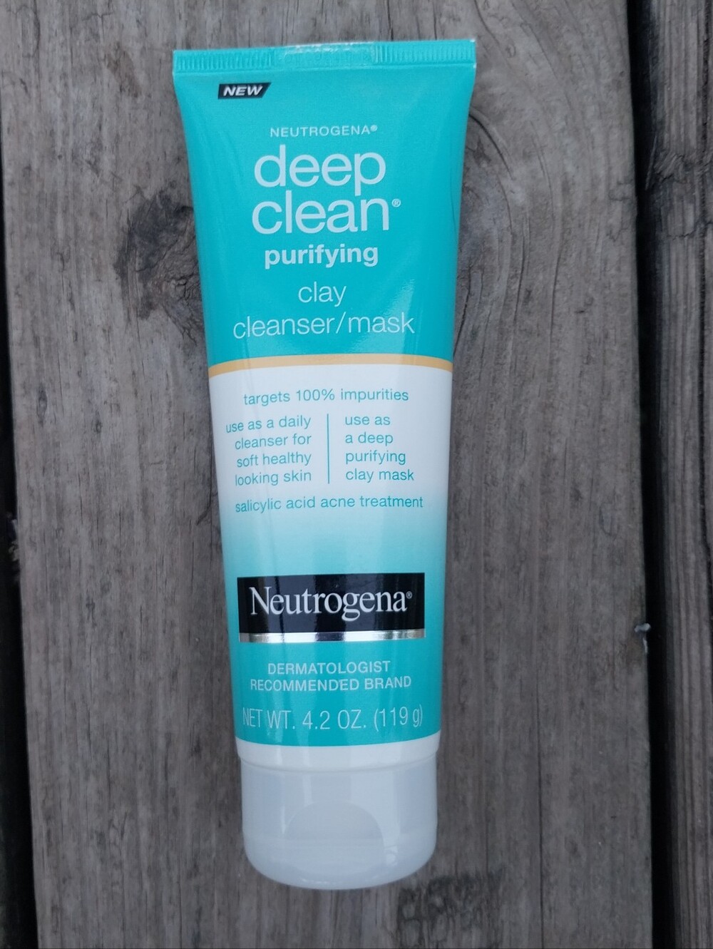 Neutrogena Deep Clean Purifying Clay Cleanser/Mask - Teal